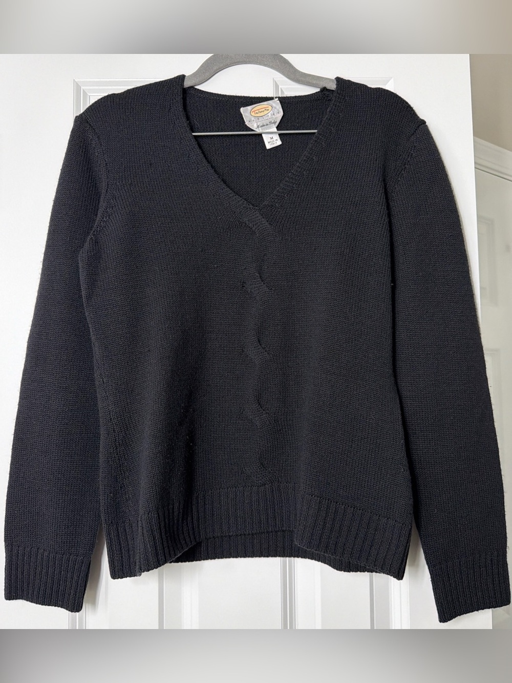 Talbots Petite Black Wool sweater